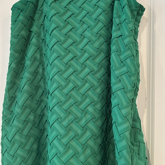 HOST PICK! Green Woven Boutique Dress Spaghetti Strap Small - Picture 4 of 10